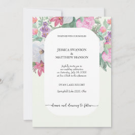 Frühjahr Sommer Floral Boho Garden Einladung