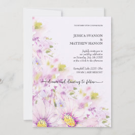 Frühjahr Sommer Floral Boho Garden Einladung