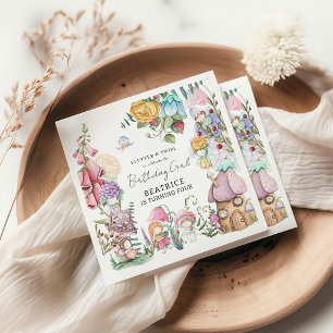Frühjahr Sommer Floral 'Little Fairies Girl Geburt Serviette