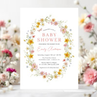 Frühjahr Sommer Girl Pink Wildblume Kinderdusche