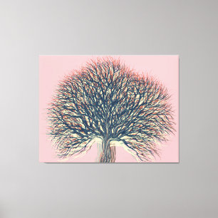 Frühjahr Sommer Herbst Winterbaum #3 Leinwanddruck
