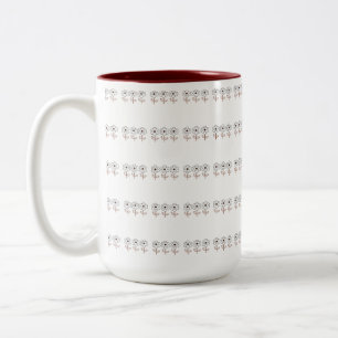 Frühjahr Sommer Minimalistische Blume Zweifarbige Tasse