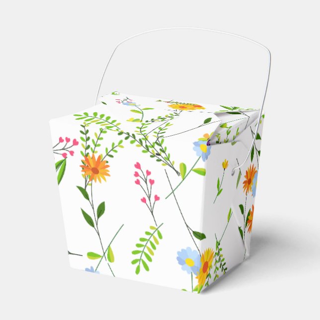 Frühjahr Sommerwilde Blume Geschenkschachtel (Vorderseite)