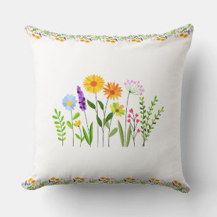 Frühjahr Sommerwilde Blume Kissen