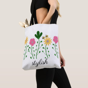 Frühjahr und Sommer Blumen anpassen Frauen Tasche