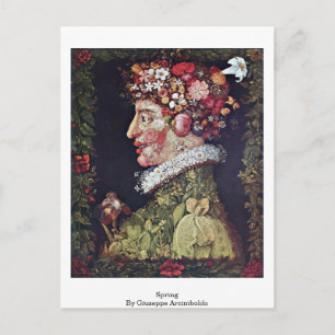 Frühjahr von Giuseppe Arcimboldo Postkarte