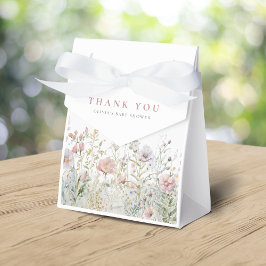 Frühjahr Wildblume Field Butterfly Babydusche Geschenkschachtel