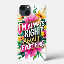 Frühjahrs-Blume Sarcasm Zitat Case-Mate iPhone Hülle