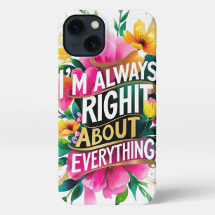 Frühjahrs-Blume Sarcasm Zitat iPhone Hülle