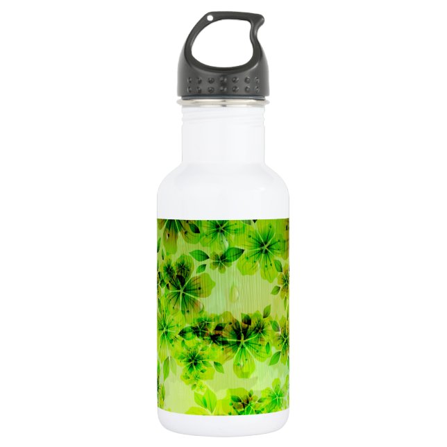 Frühjahrs-Blume - Trinkflasche (Vorderseite)