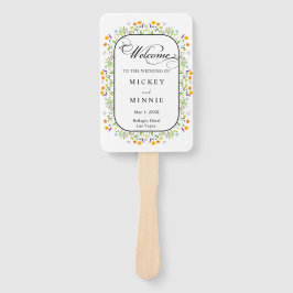 Frühjahrs-Blumenzwiebelprogramm Hand Fan Fächer