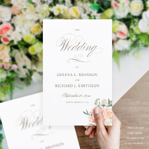 Frühjahrs-Hochzeitsprogramm für Wasserfarben