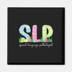 Frühjahrs-Sprachtherapeut Osterhase Sl Magnet