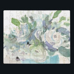 Frühjahrsanordnung - Aquarellbouquet Puzzle<br><div class="desc">Frühjahrsvereinbarung II von Samuel Dixon. Ein Bouquet Aquarellfarben-Blume in einer sehr gedämpften Farbpalette.</div>