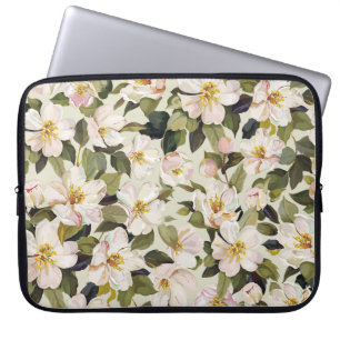 Frühjahrsblossom Baumzweige Muster Laptopschutzhülle