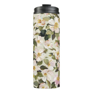 Frühjahrsblossom Baumzweige Muster Thermosbecher
