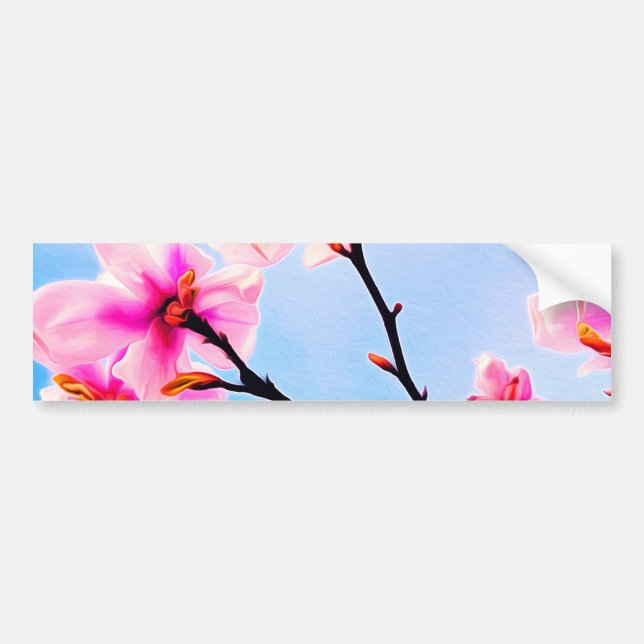 Frühjahrsblüte Autoaufkleber (Vorne)