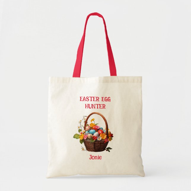 Frühjahrsblüte Ostereier Jagen Tragetasche (Vorne)