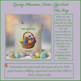 Frühjahrsblüte Ostereier Jagen Tragetasche