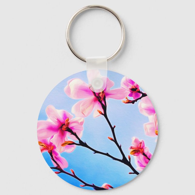 Frühjahrsblüte Schlüsselanhänger (Vorderseite)
