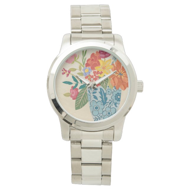 Frühjahrsblüten I Armbanduhr (Vorderseite)