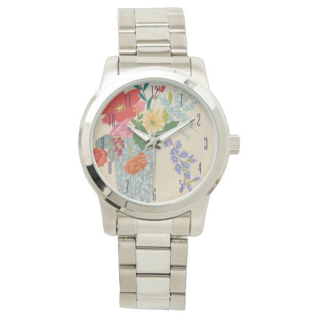 Frühjahrsblüten II Armbanduhr (Vorderseite)