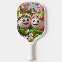 Frühjahrsblüten Pickleball - Frische und blumenrei