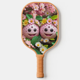 Frühjahrsblüten Pickleball - Frische und blumenrei Schläger