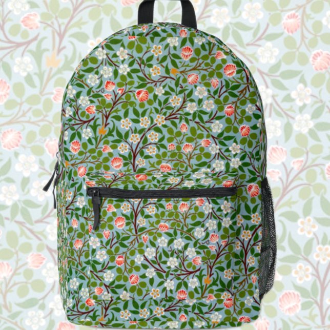 Frühjahrsblüten Vintager Musterhintergrund Bedruckter Rucksack (Von Creator hochgeladen)
