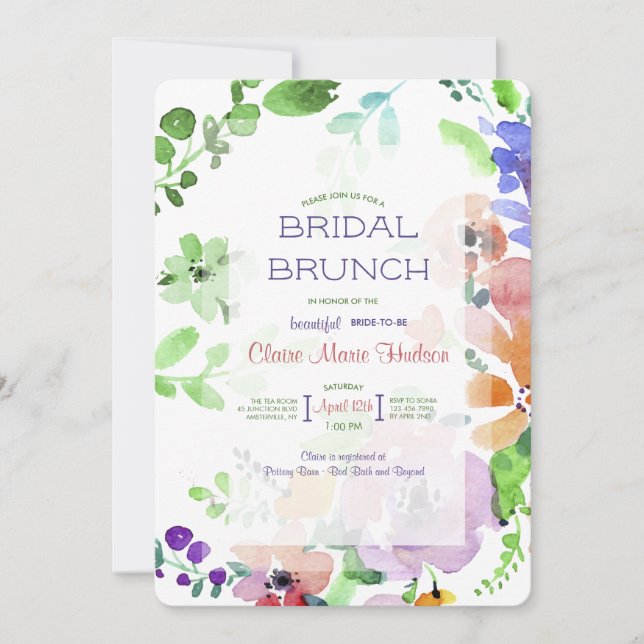 Frühjahrseinladung Einladung (Vorderseite)