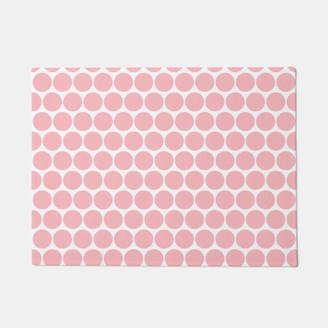 Frühjahrsfarbe Kristallfarbe Rose Fußmatte (Vorderseite)
