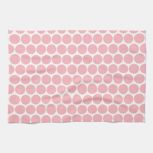 Frühjahrsfarbe Kristallfarbe Rose Geschirrtuch (Horizontal)