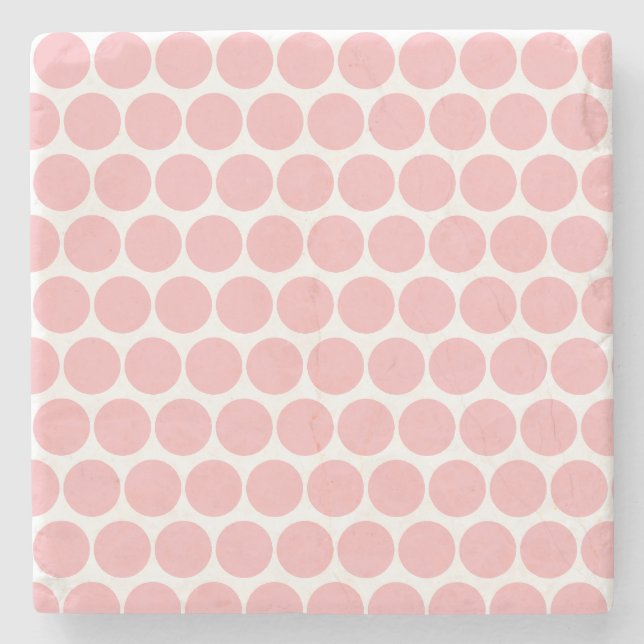 Frühjahrsfarbe Kristallfarbe Rose Steinuntersetzer (Vorderseite)