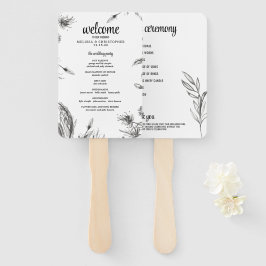 Frühjahrsfeier im Garten Fächer