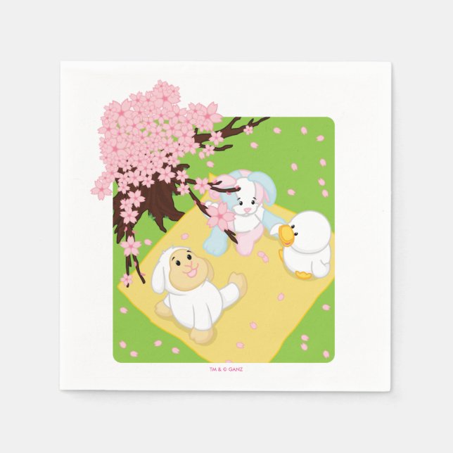 Frühjahrsfeier Picnic Serviette (Vorderseite)