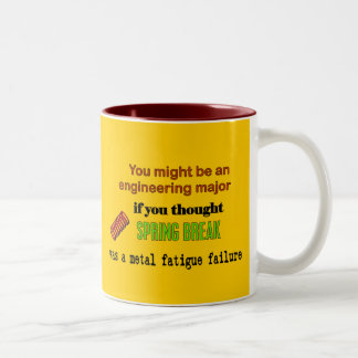 Frühjahrsferien Zweifarbige Tasse