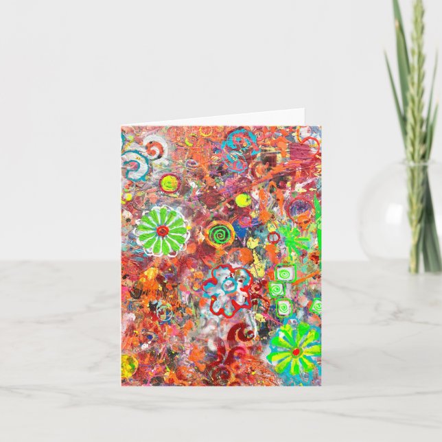 Frühjahrsfieber Blank Notecard Karte (Vorderseite)