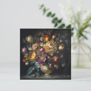 Frühjahrsflorale Hochzeit Einladung