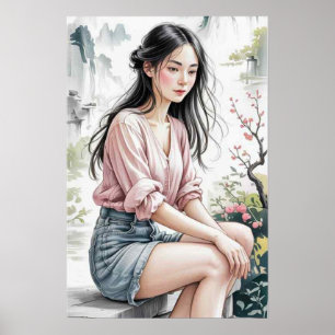 Frühjahrsflüster Poster