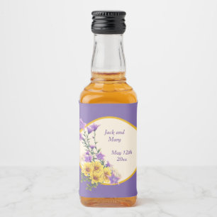 Frühjahrsgarten Alkoholflaschenetikett