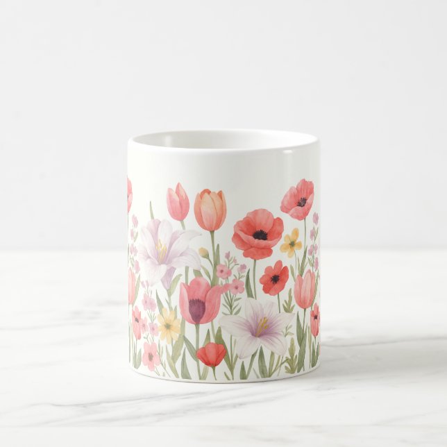 Frühjahrsgarten Bliss Kaffeetasse (Mittel)