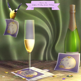 Frühjahrsgarten Hochzeitscreme Serviette