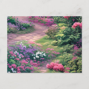 Frühjahrsgarten Postkarte