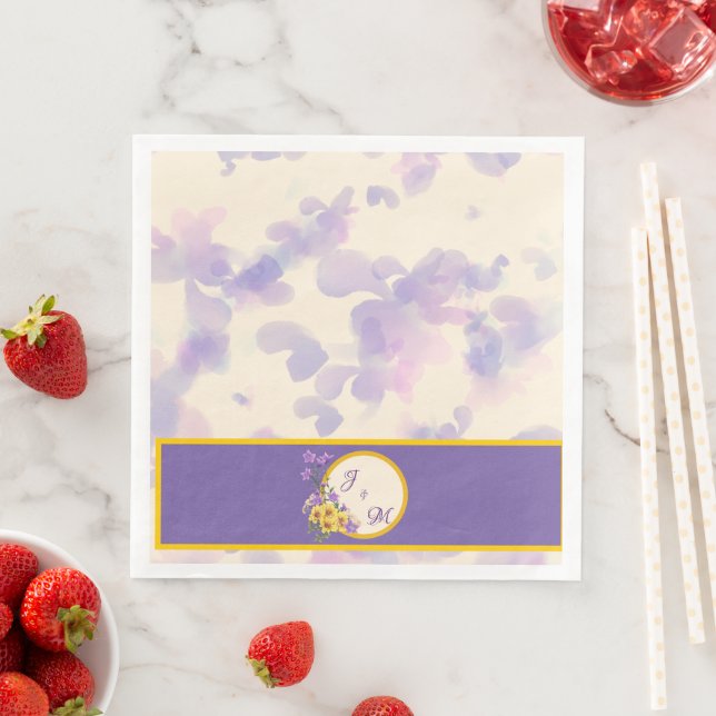 Frühjahrsgarten Serviette (Beispiel)