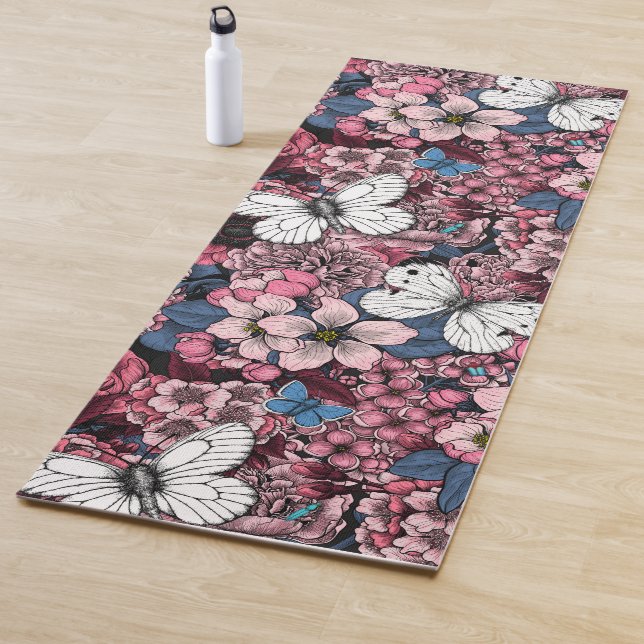 Frühjahrsgarten Yogamatte (Beispiel)