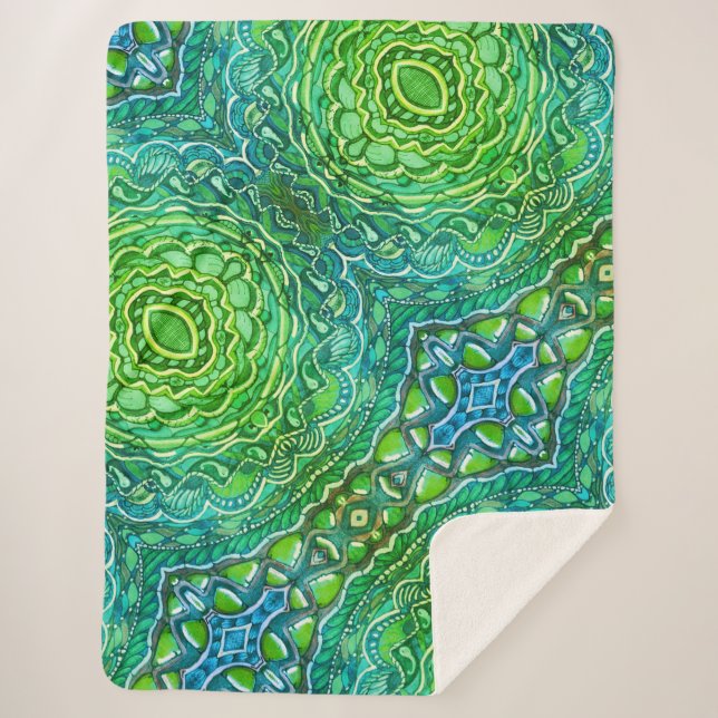 Frühjahrsgras Sherpadecke (Vorderseite)