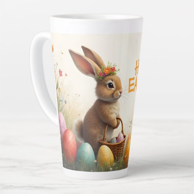 Frühjahrsgruß vom Osterhasen Milchtasse (Linke Ecke)