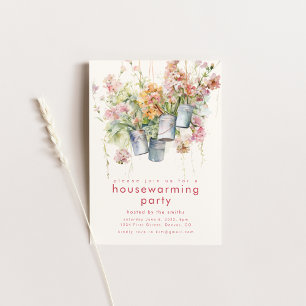 Frühjahrshaus-Erwärmung Party laden Einladung
