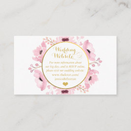 Frühjahrskolben Hochzeitskollektion Begleitkarte