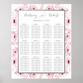 Frühjahrskolben Hochzeitskollektion Poster